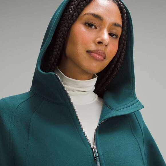 Lululemon Scuba Oversized Full-Zip Hoodie in Storm Teal - Size M/L(Retails $128) - Picture 3 of 3